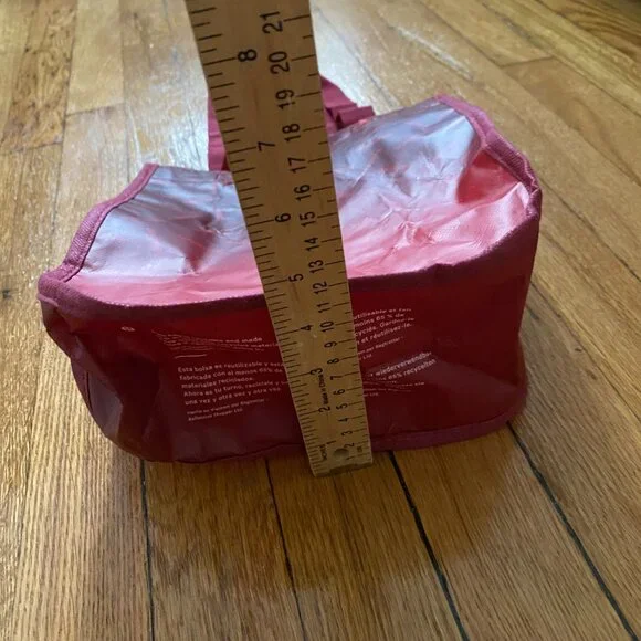 Lululemon Small Size Red Multiprint Recycled Bags Multipurpose Fall 1092708 - Picture 8 of 9